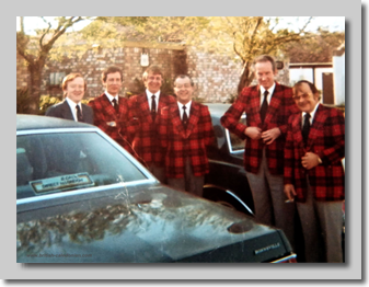 Texas sales drive started in Houston 3rd from left Bob White other names??